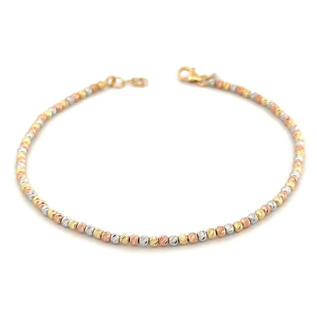 Bracelet - 18 kt. White gold, Yellow gold, Rose gold - Gold Art