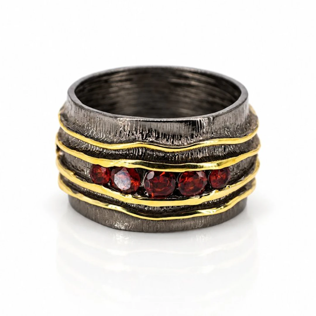 No reserve price - Ring Gold-plated