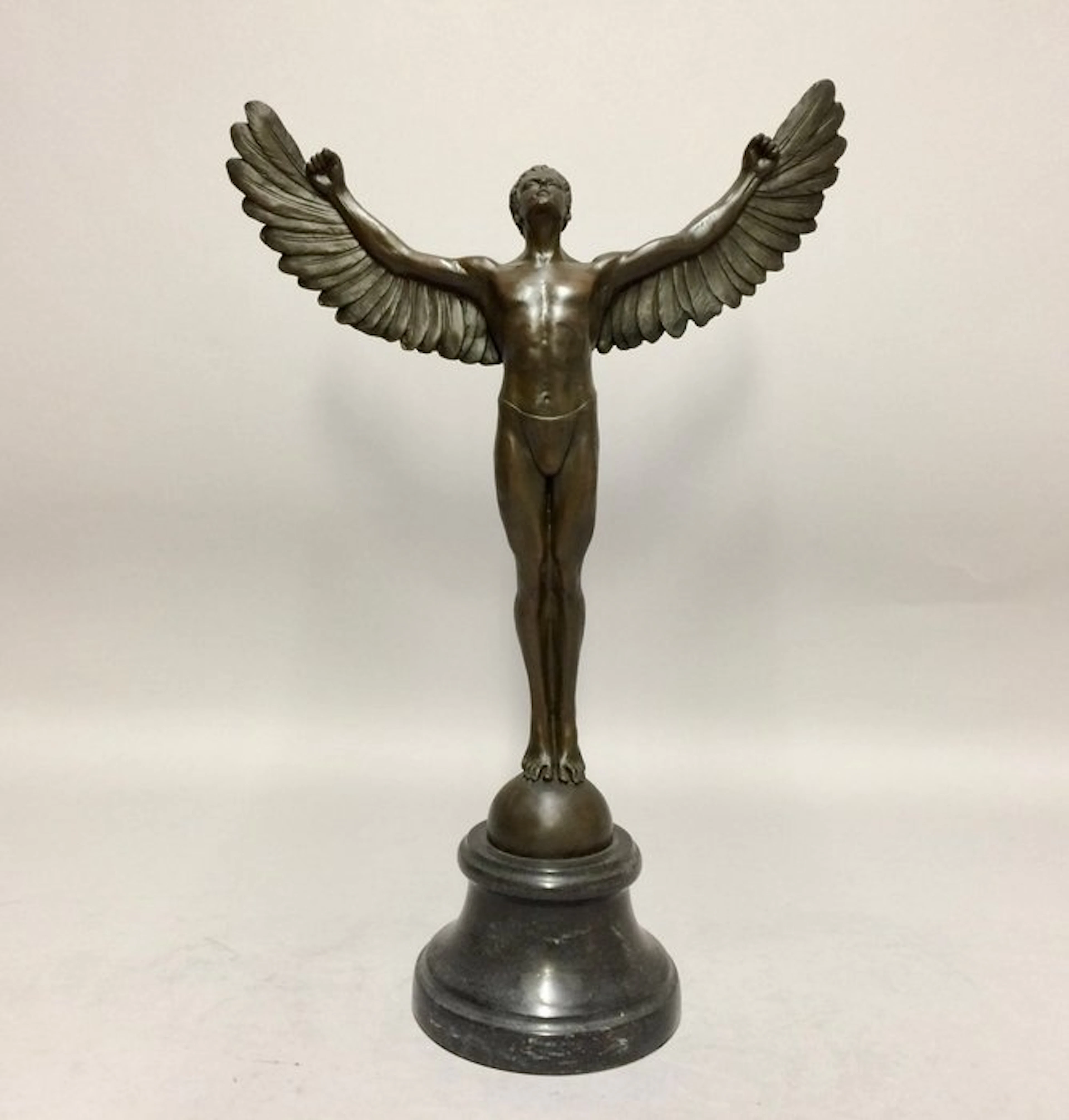Sculpture, Icarus - 40 cm - Bronze