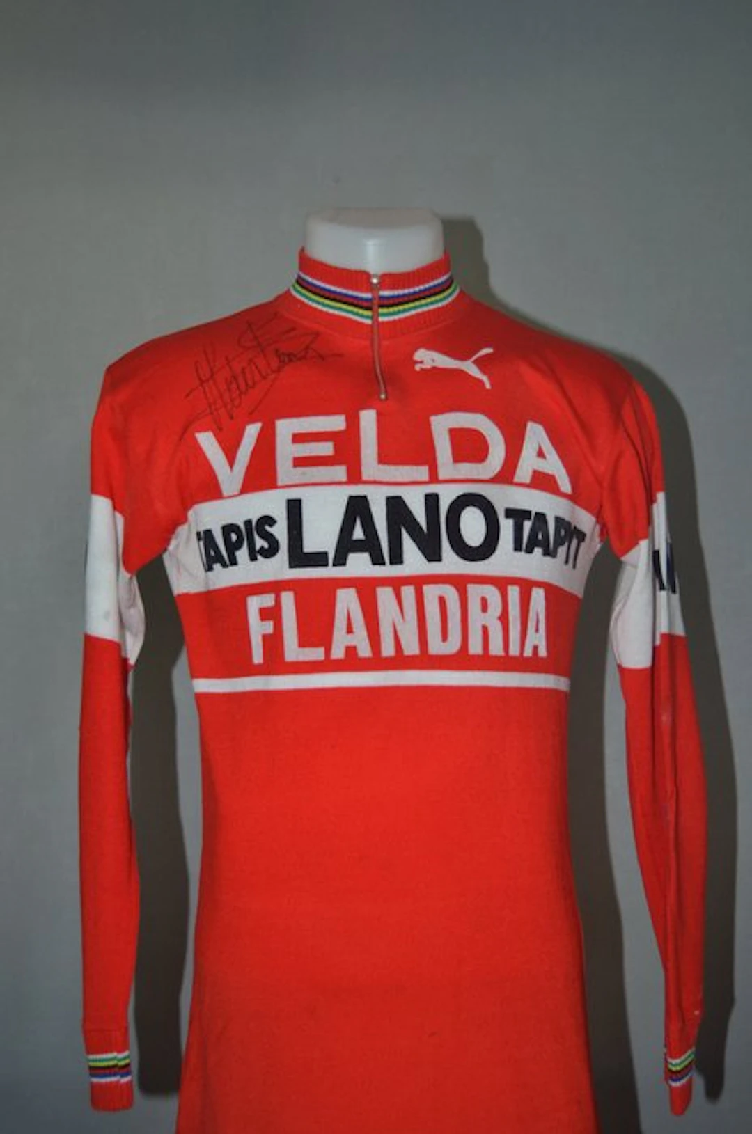 VELDA Tapis LANO Tapyt FLANDRIA - Freddy Maertens - 1978 - Cycling jersey