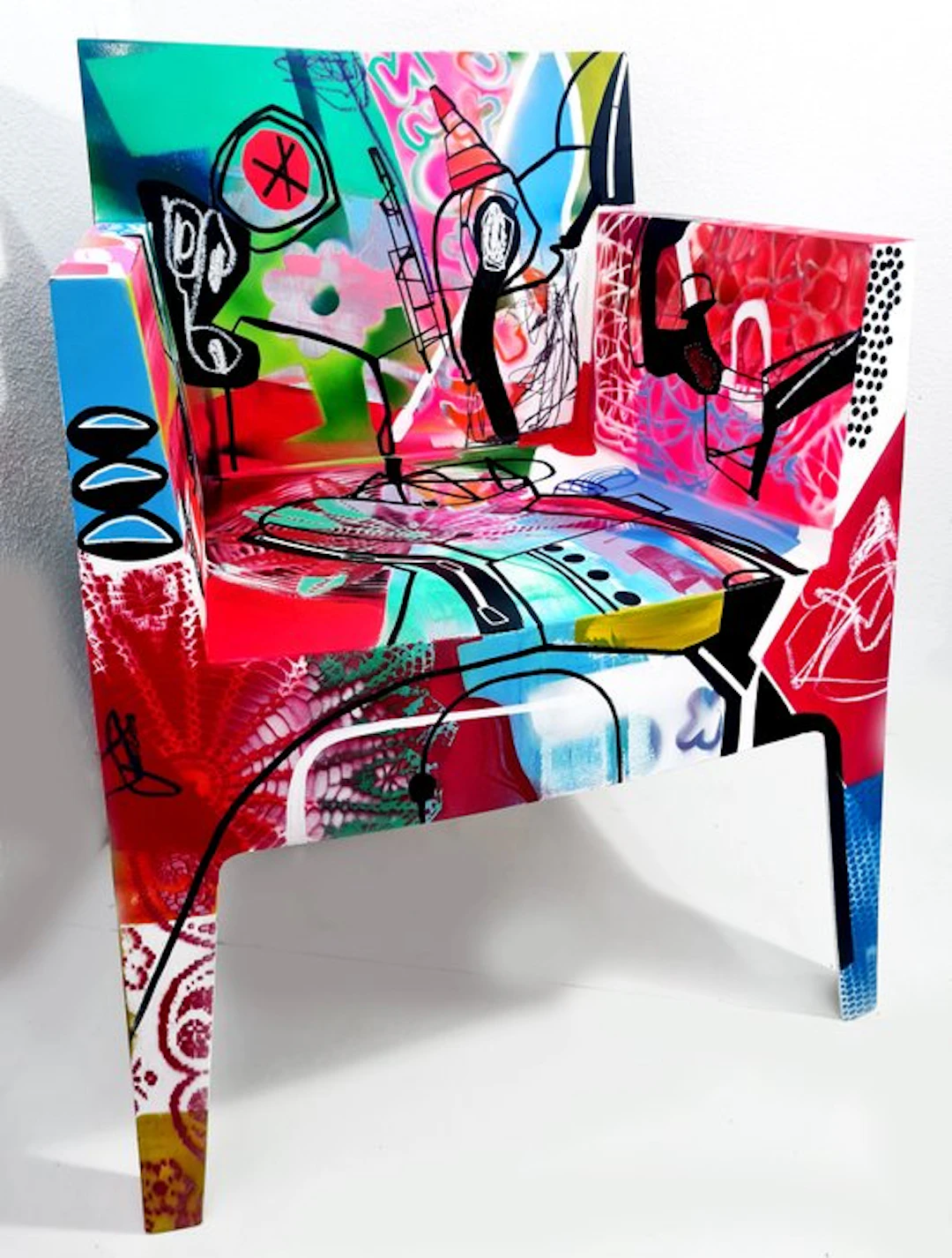 Driade - Philippe Starck - Armchair - Art object by Jack Soro - mixed media