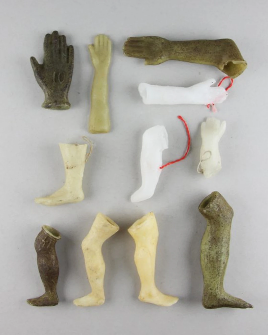 Ex voto (11) - Wax - 1900-1950 - Anatomical Body Parts