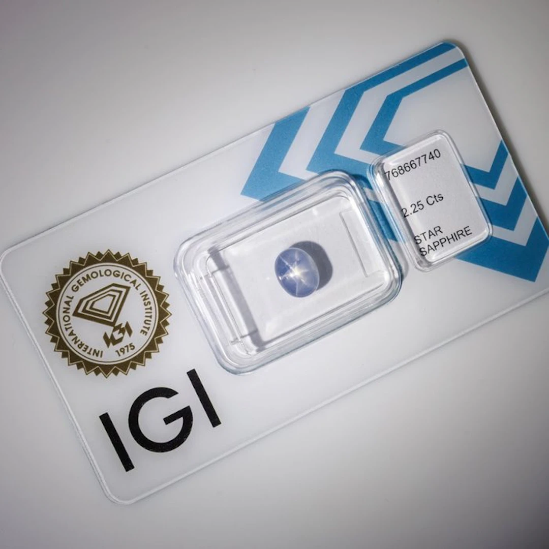 No reserve price - 1 pcs Blue Star Sapphire - 2.25 ct...