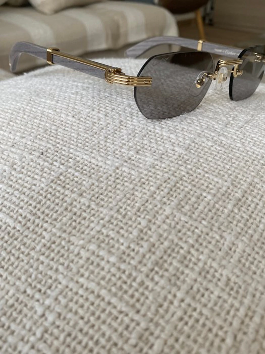 Cartier - C decor wood - Sunglasses