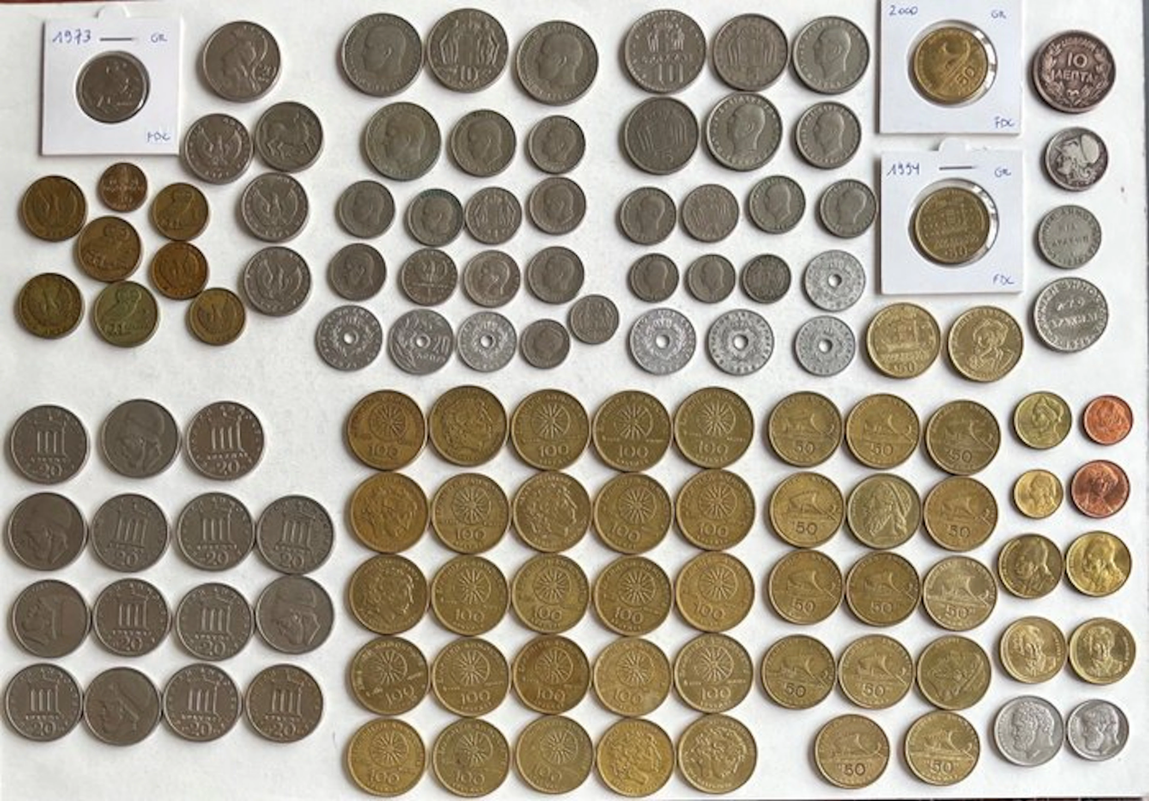 Greece. Collection of coins 1882-2000 (No reserve price)