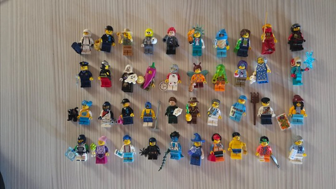 LEGO Minifigure - Minifigures - Set di 40 minifigure miste Lego