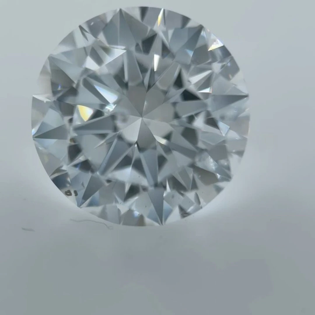 1 pcs Diamond (Natural) - 2.01 ct - Round - D...