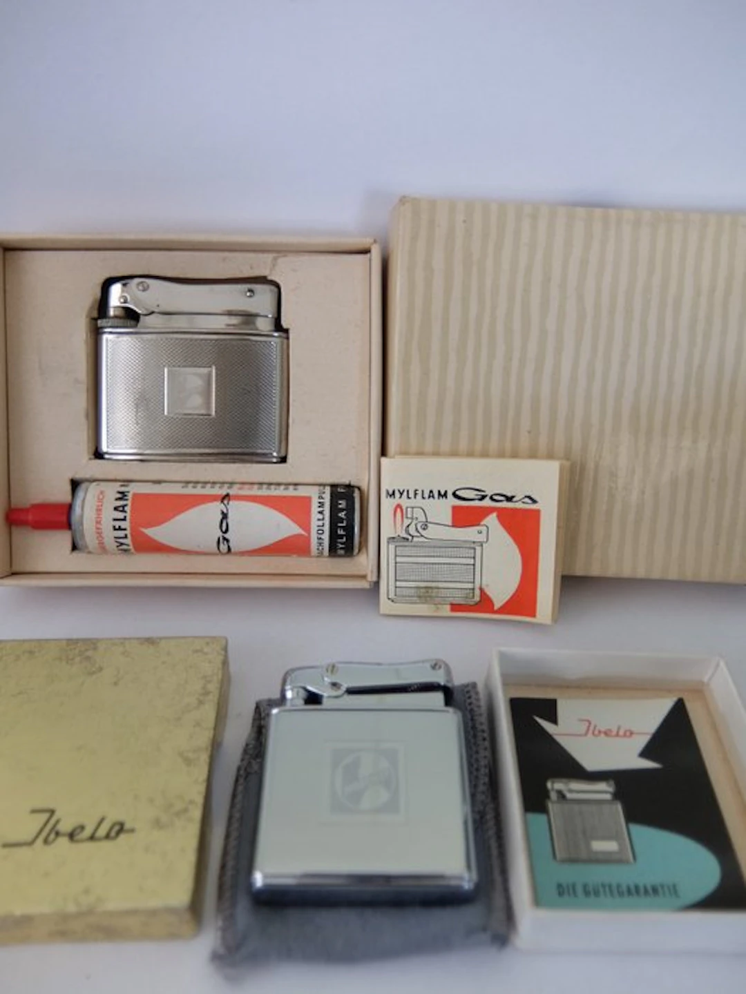 Mylflam, Jbelo, Hoechst - No reserve price - Lighter - Steel (stainless) - (2)