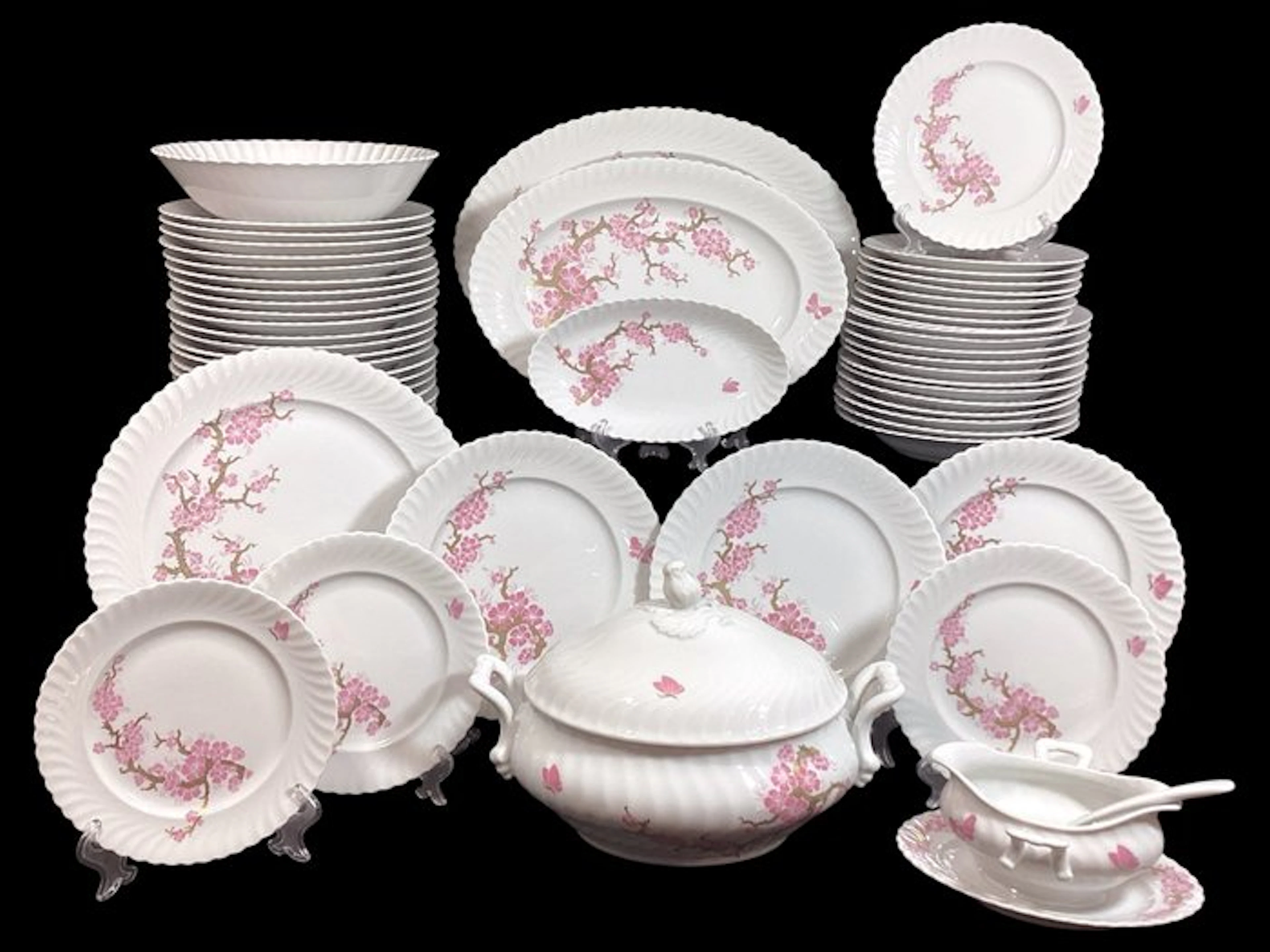 Kaiser W. Germany - Arte Morbelli Italy - Table service for 12 (56) - 24kt gold