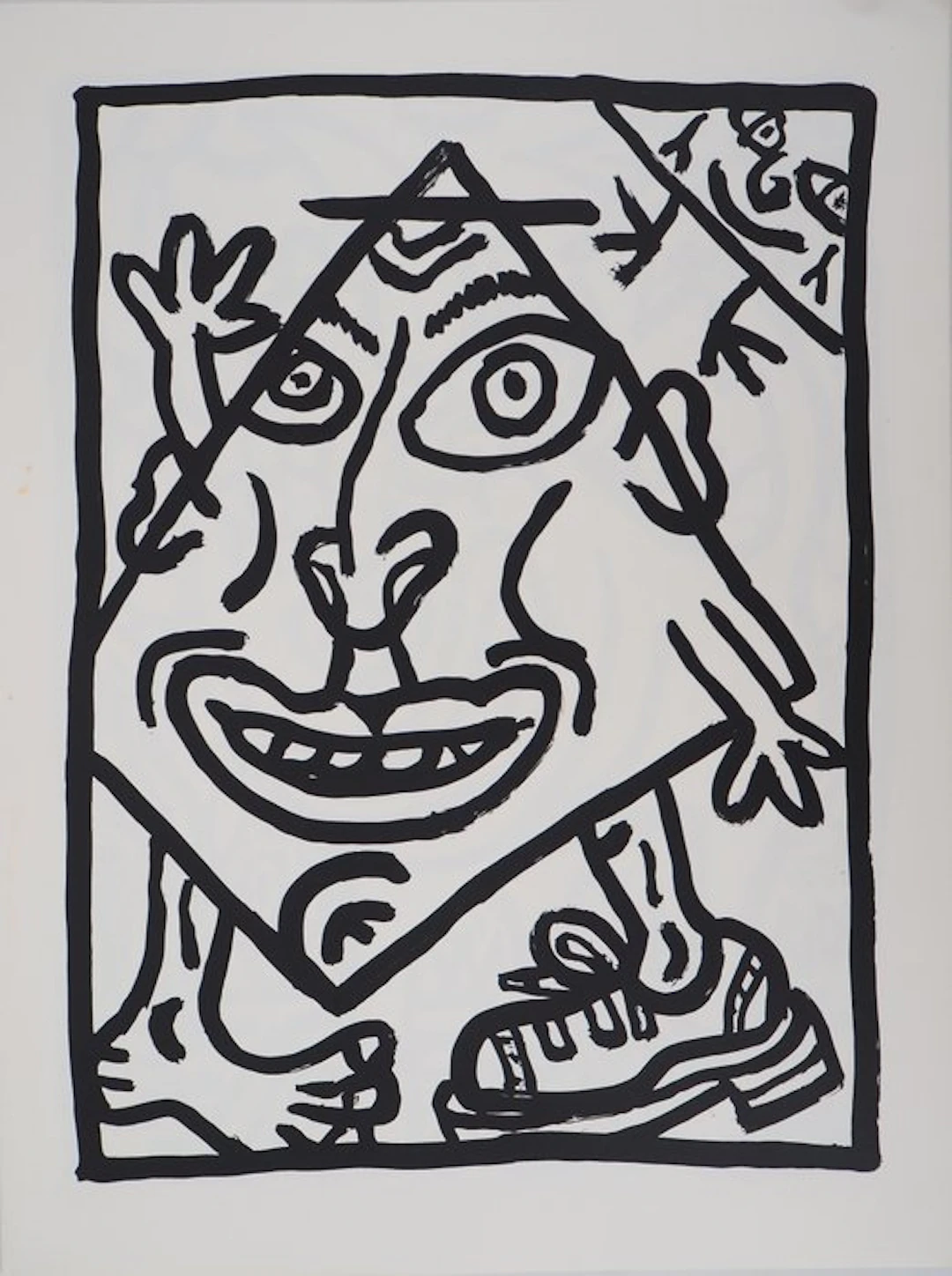 Robert Combas (1957) - Personnage souriant