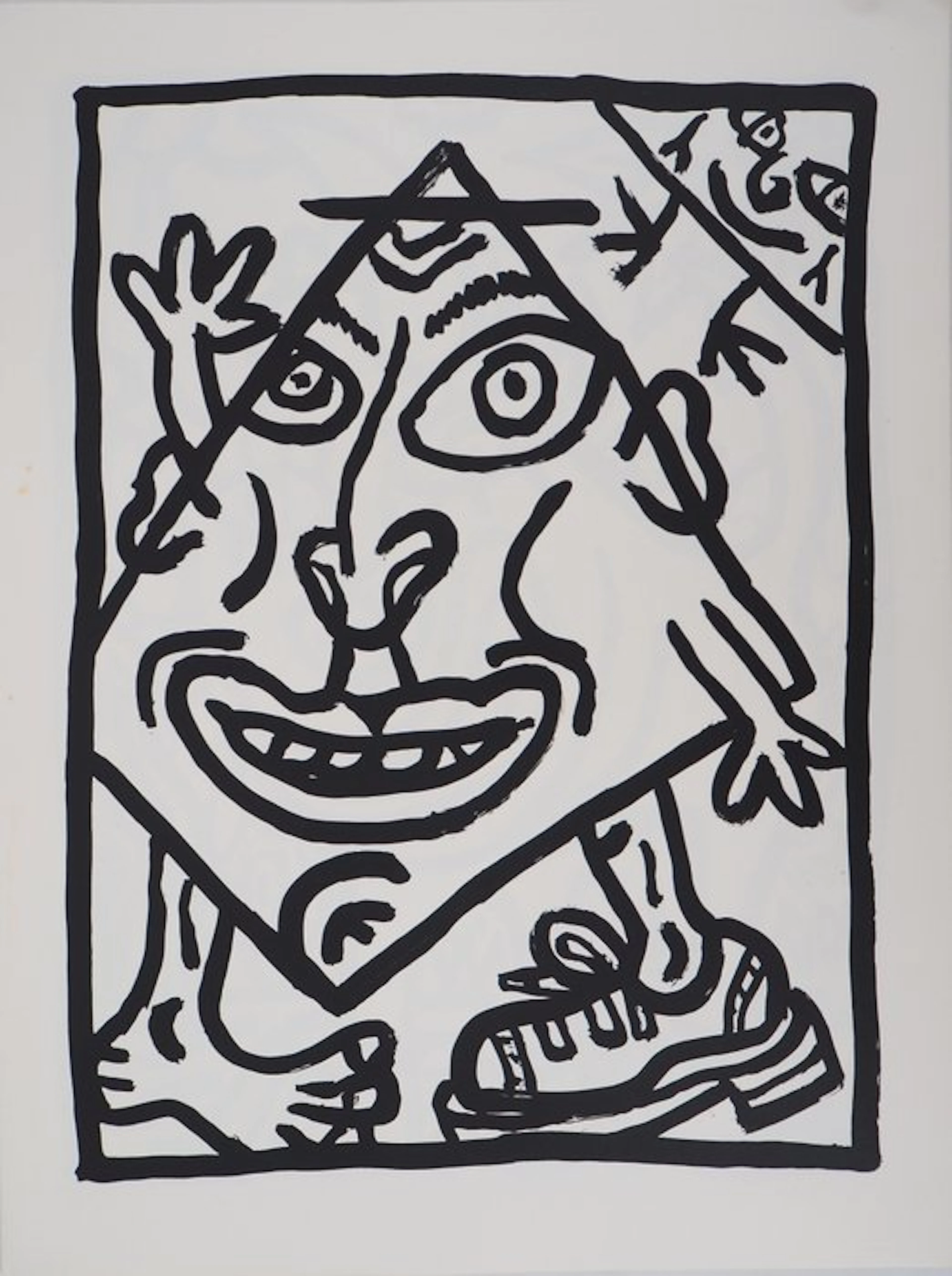 Robert Combas (1957) - Personnage souriant