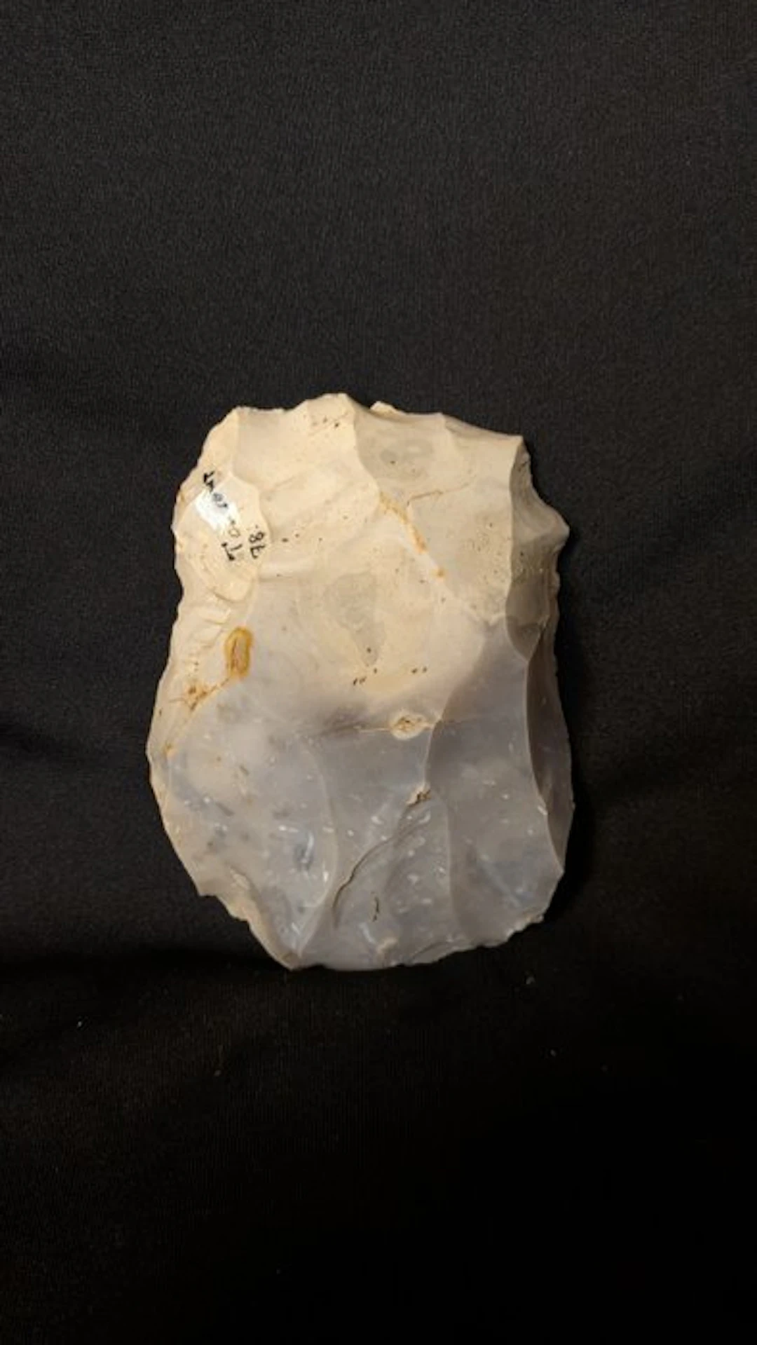 Paleolithic Flint Mousterian flint-knapped biface tools