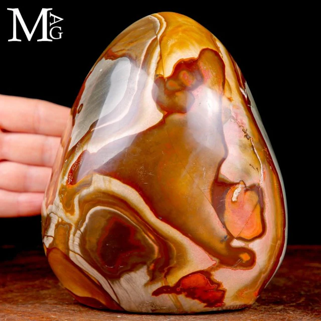 Polished Polychrome Jasper - Oranges and Earthy Tones...