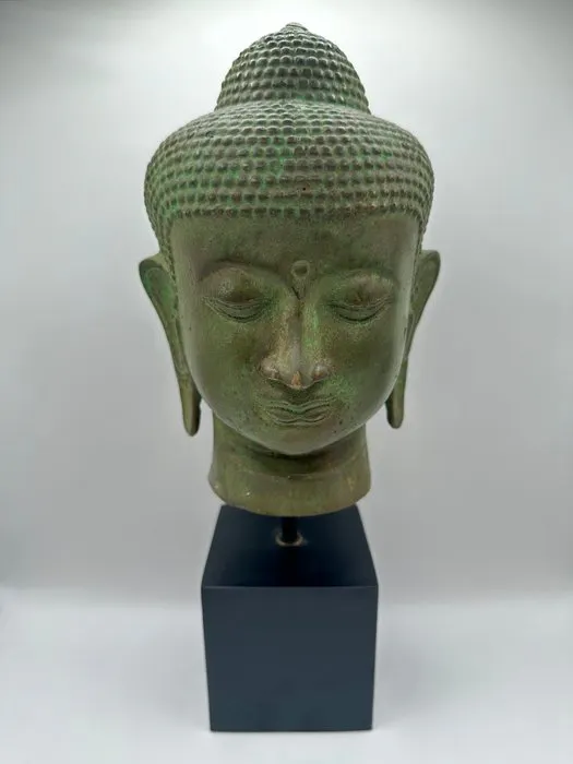 Bronze Buddha Kopf - Head - Thailand