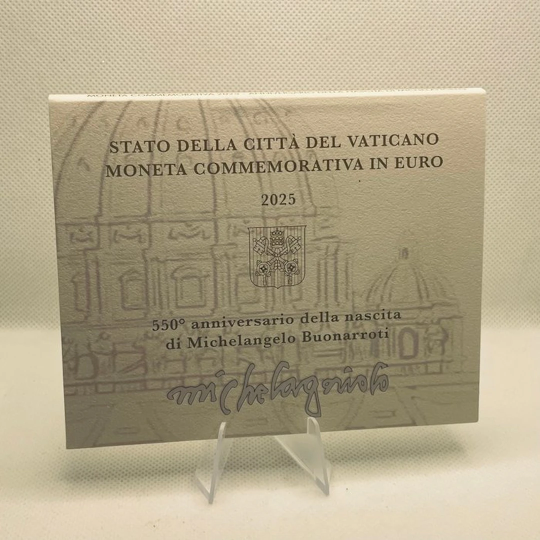 Vatican. 2 Euro 2025 "Michelangelo" (No reserve price)