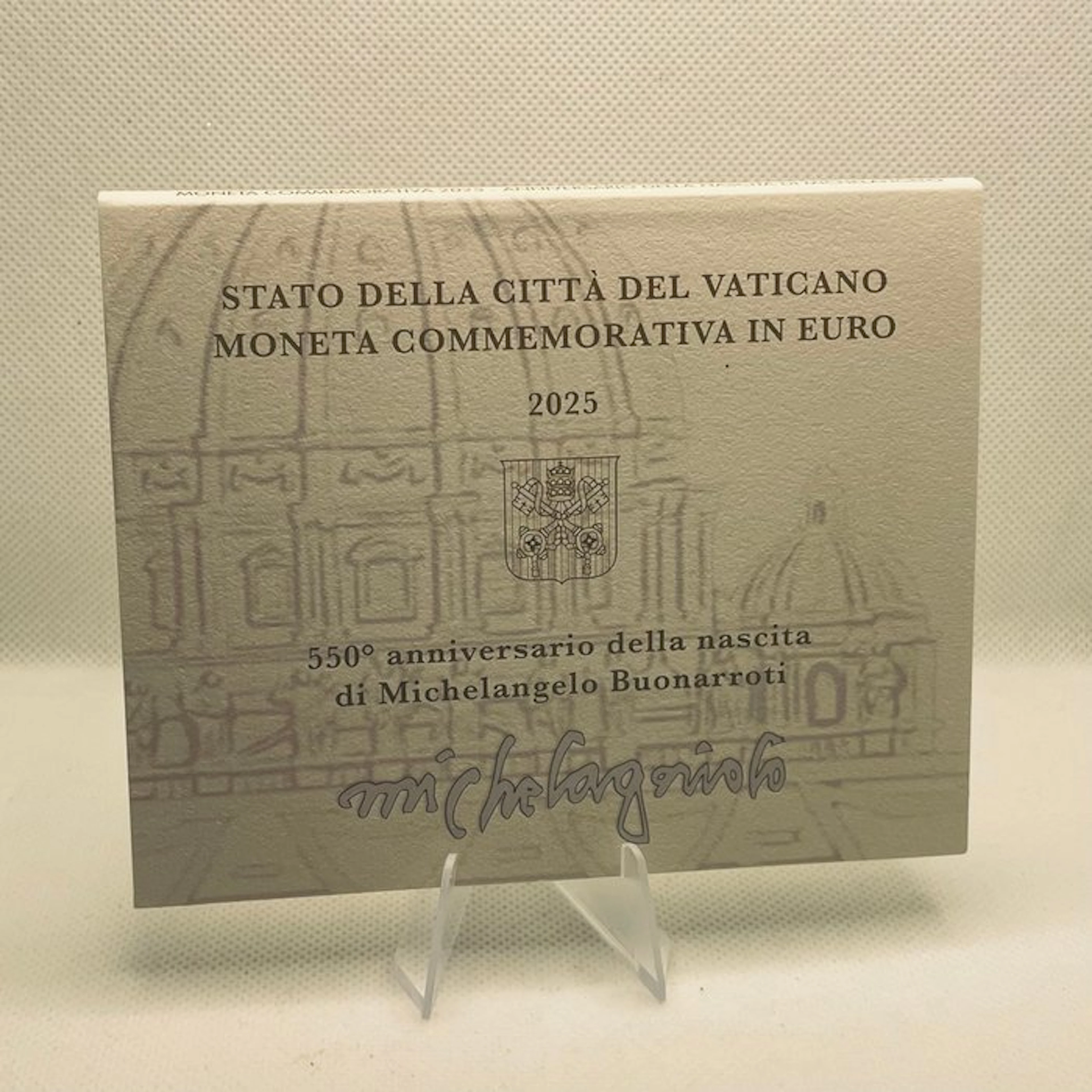 Vatican. 2 Euro 2025 "Michelangelo" (No reserve price)