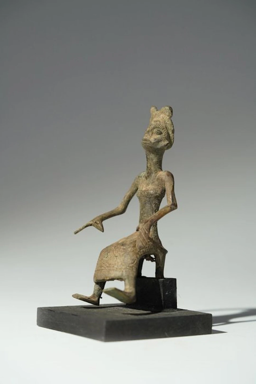 A bronze sculpture - Fon - Benin (No reserve price)