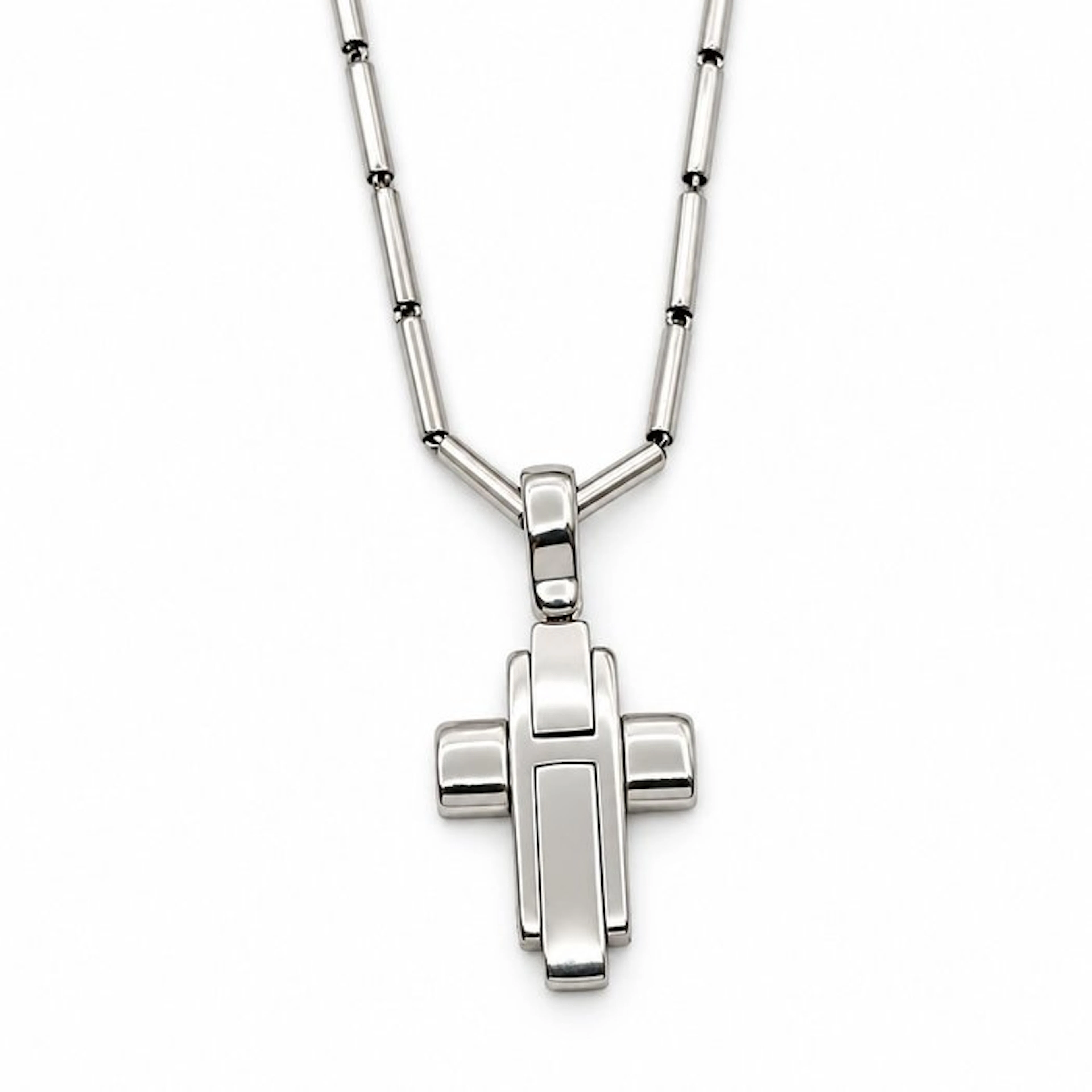 Chimento - Necklace with pendant - 18 kt. White gold - Made in Italy - HandMade
