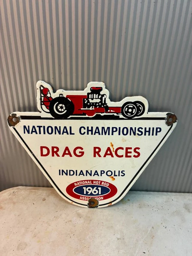 National Championship Drag Races – Indianapolis – Emaille...