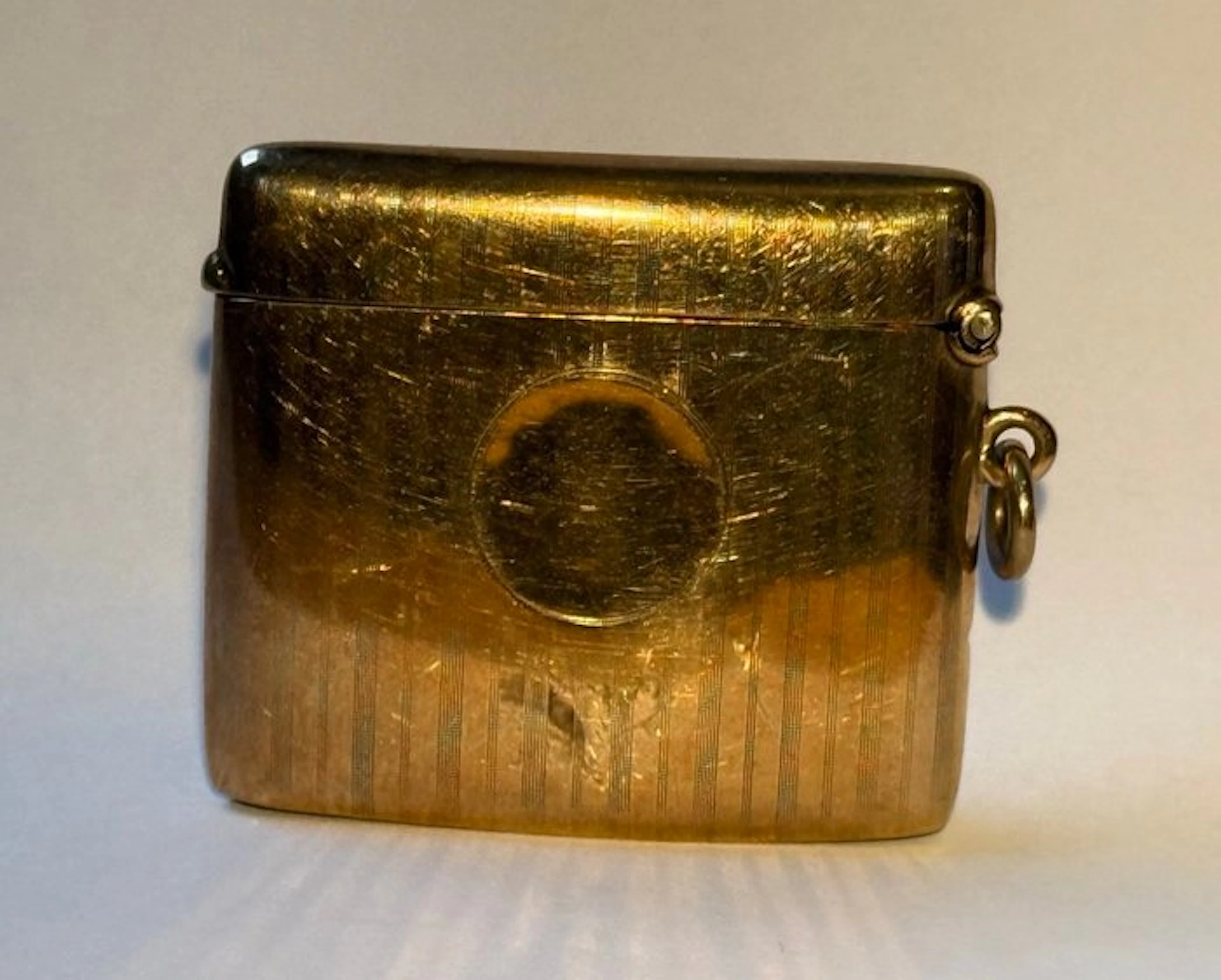 Vesta case - 9kt gold - Henry Matthews 1910