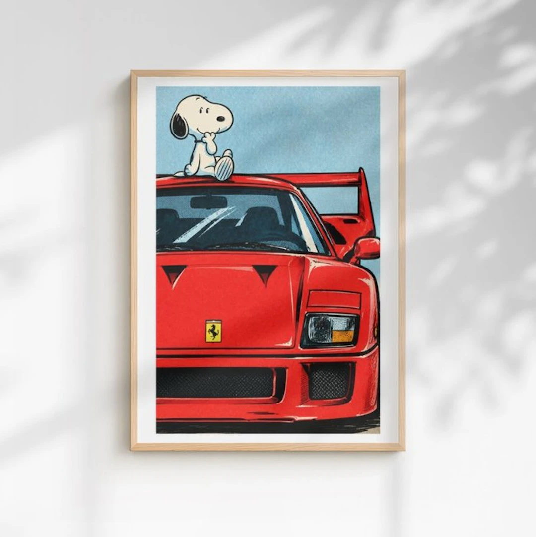 EGO - The Redline Dream. – Fine Art – 1/5 Signée COA – 40x60 cm