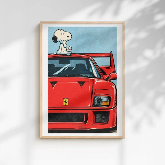 EGO - The Redline Dream. – Fine Art – 1/5 Signée COA – 40x60 cm
