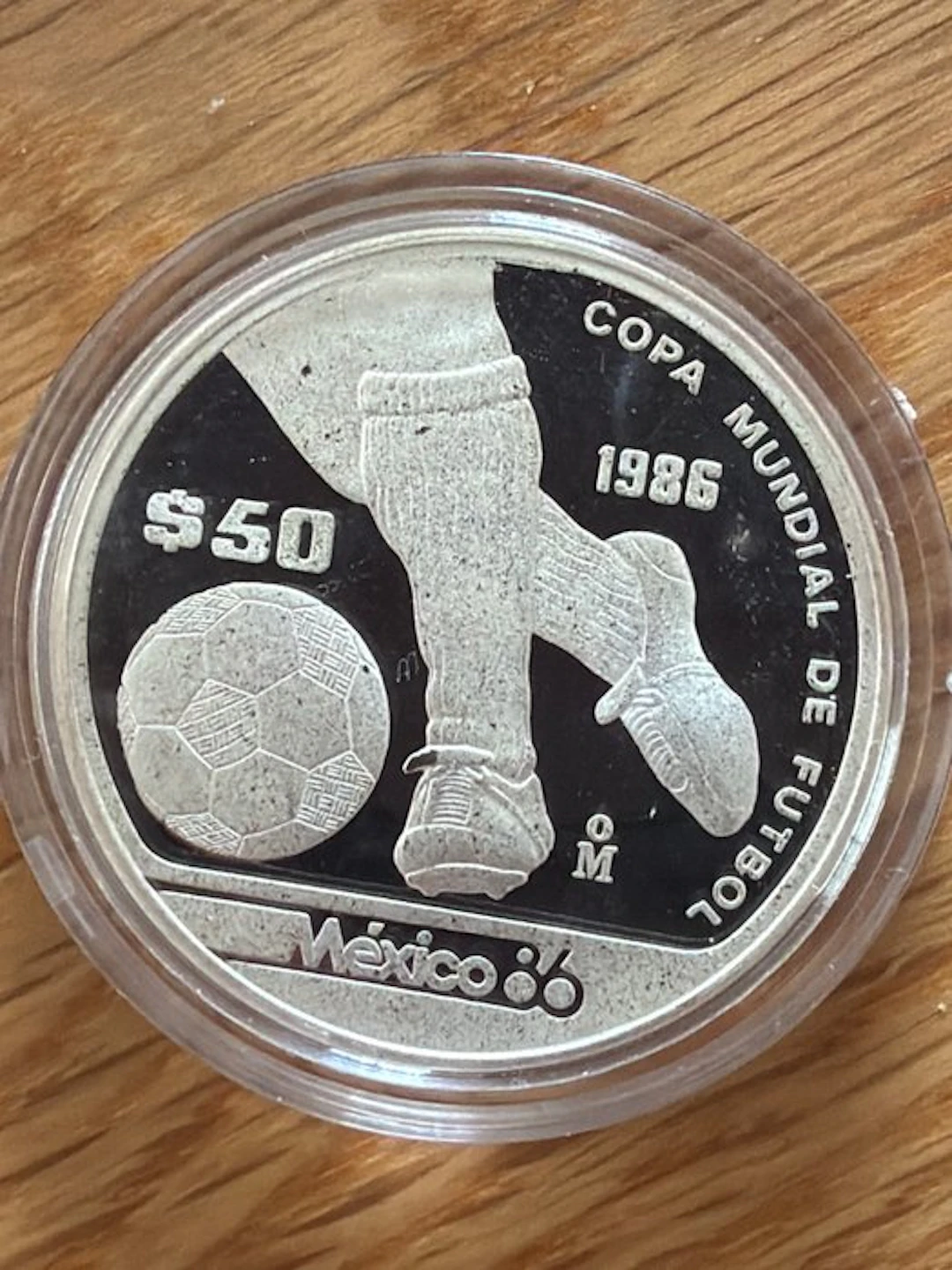 Mexico. 50 Pesos WM Mexiko 1986 - 16,8g (.925) (No reserve price)