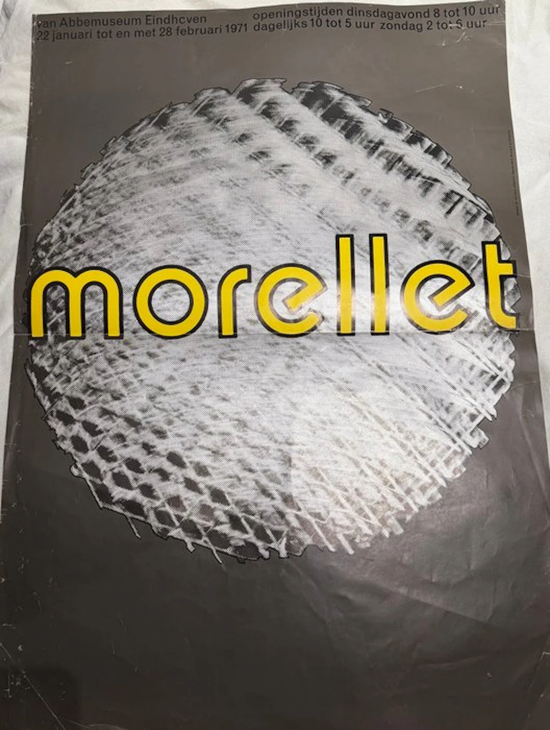 Morellet - François Morellet – Jan van Toorn – Affiche...