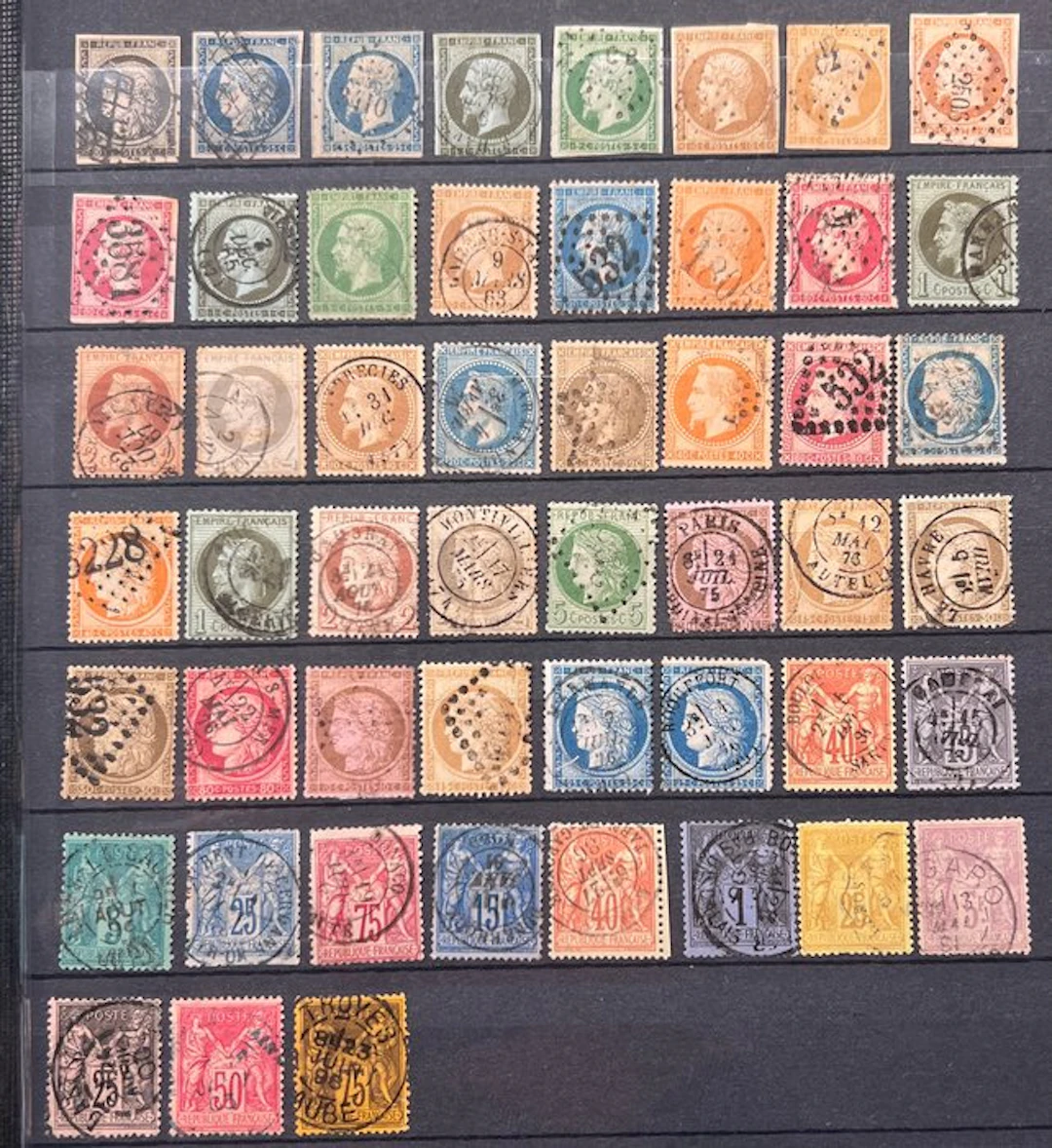 France 1849/1900 - France: a lot of classic Ceres