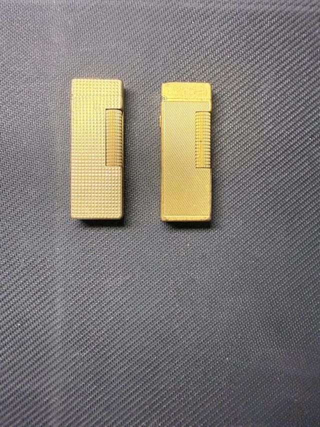 Dunhill - Pocket lighter - Gold-plated - (2)