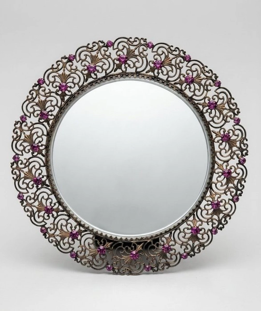 Table mirror - Glass - Vintage early 1900s