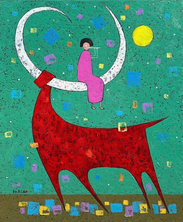 Hoang Anh - Le Berger des Étoiles ↑120 →100 cm → No Reserve ✓