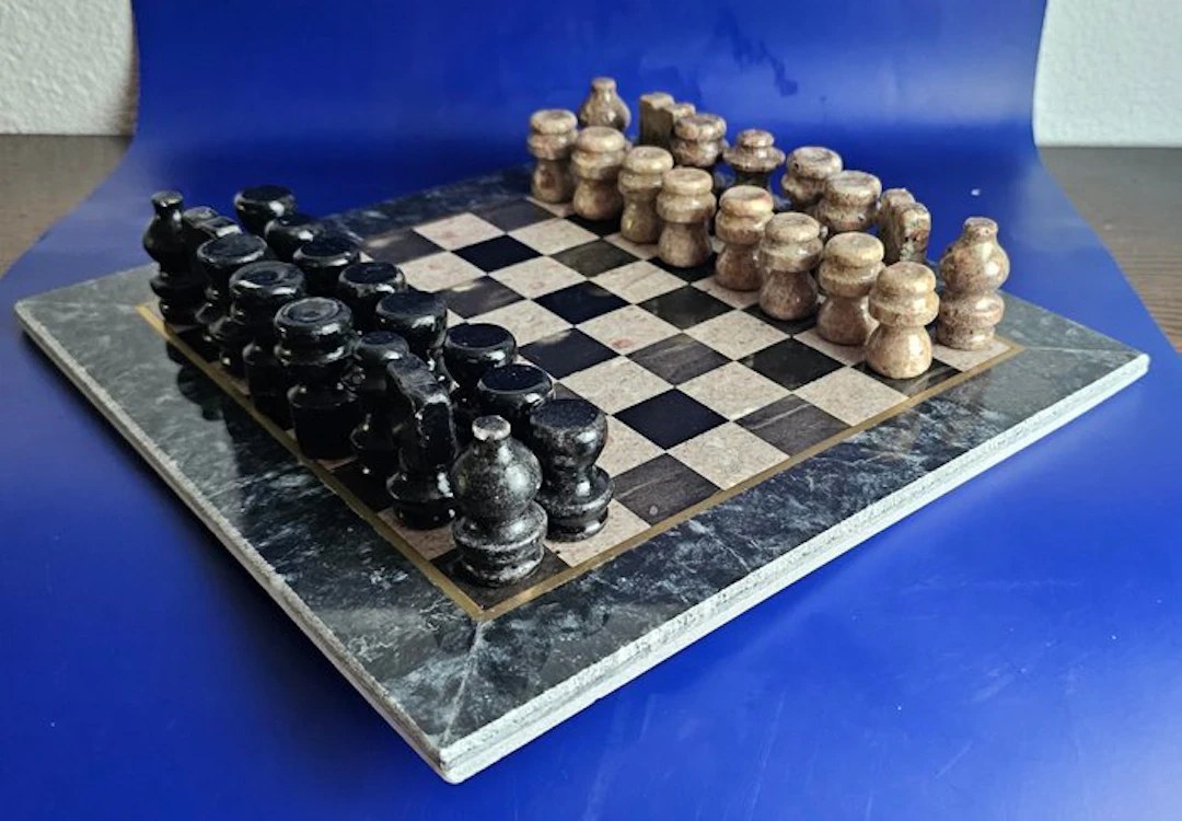 Chess set - Marble