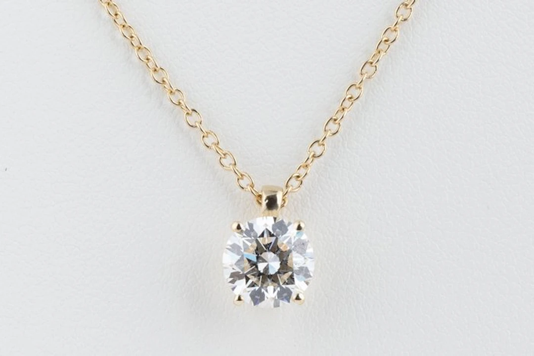 Chain - 14 kt. Yellow gold - 3.00ct. tw. Diamond (Lab-grown) - Round F-VVS2