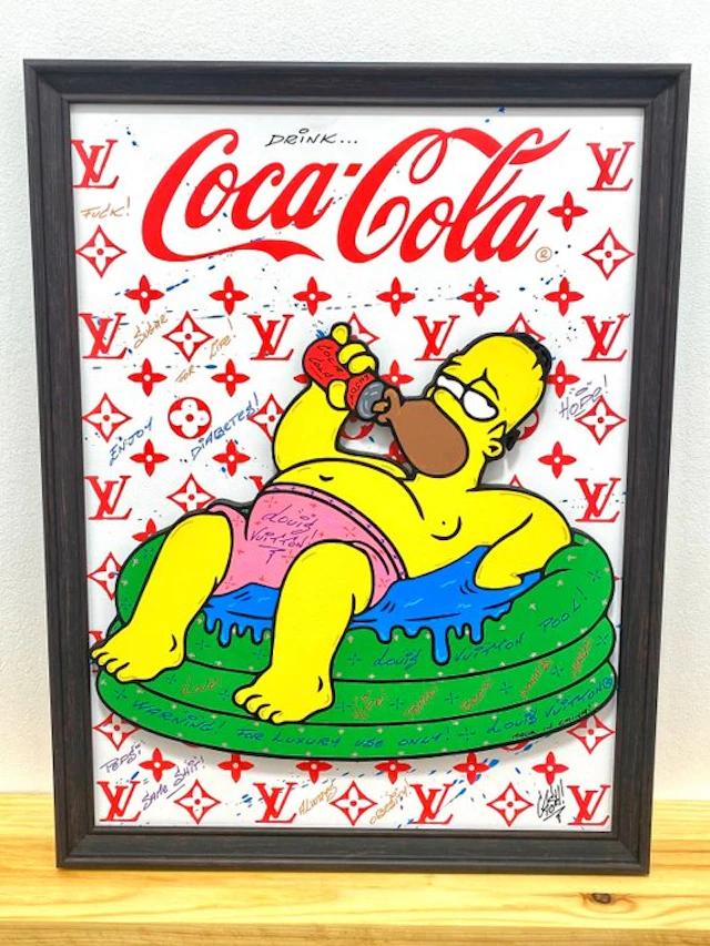 CASH - HOMER LOUIS VUITTON ENJOY Coca-Cola !