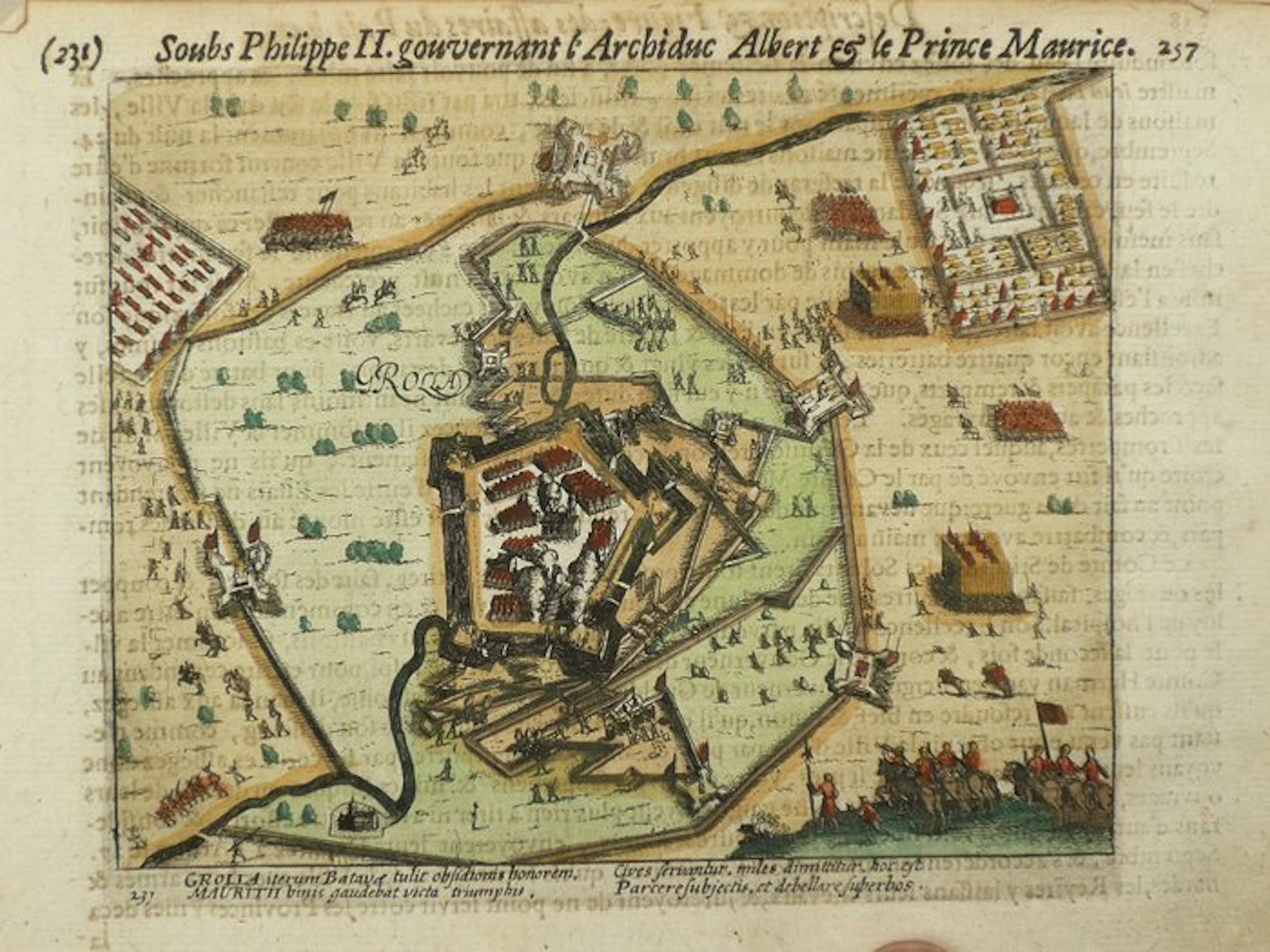 Netherlands - Groenlo; Frans Hogenberg / W. Baudartius - Grolla - 1616