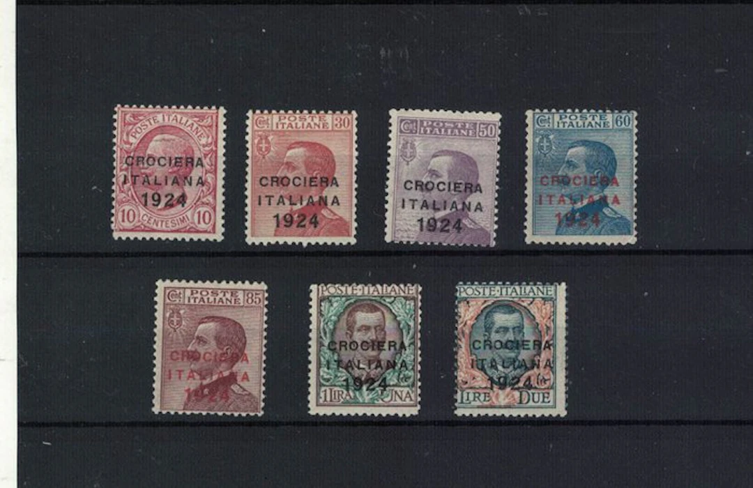 Italy Kingdom - 1924 Cruise in Latin America complete series mnh**