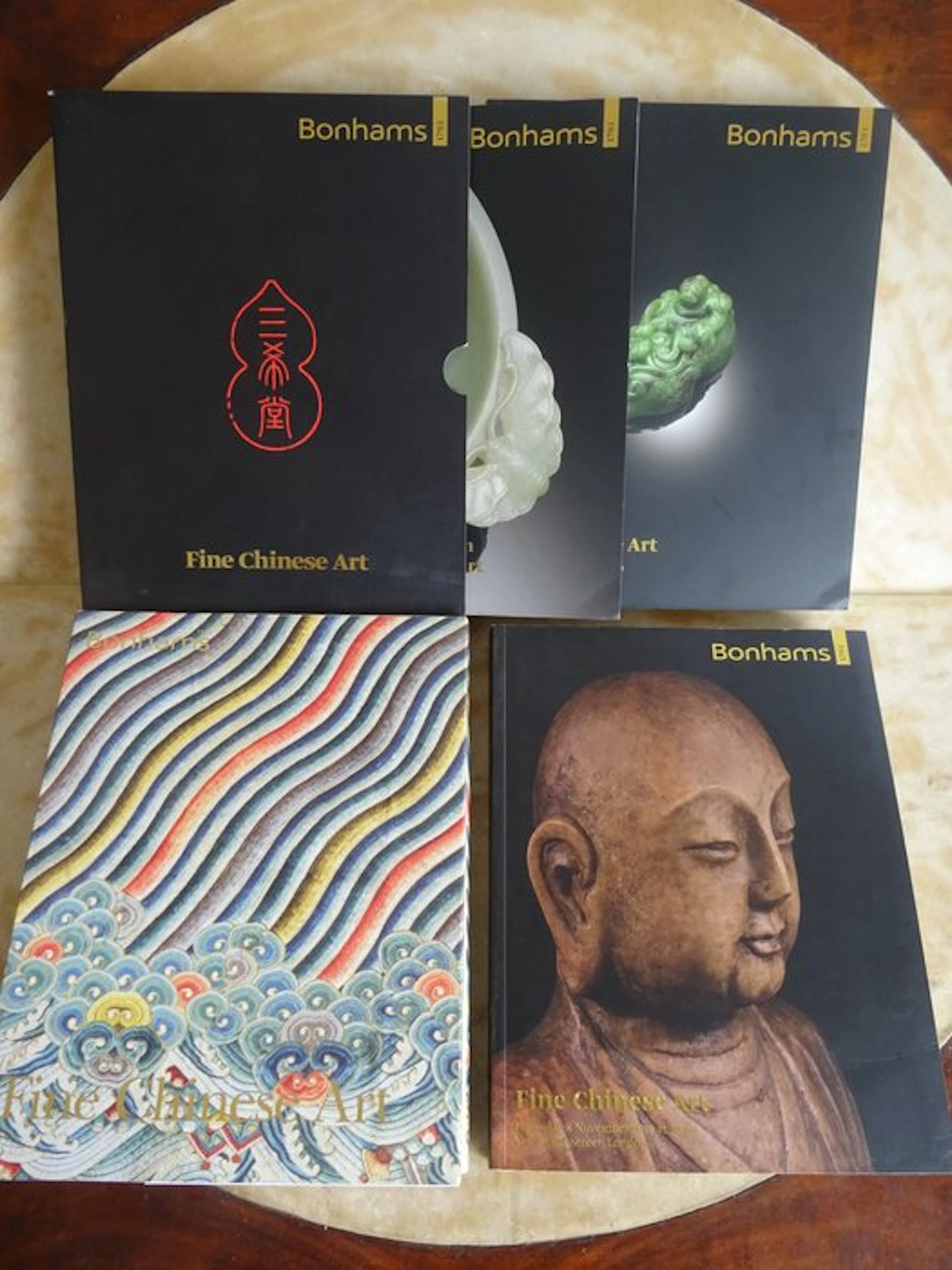 Bonhams - 6 Sales Catalogues of Rare Chinese Art Objects, London - 2011-2012