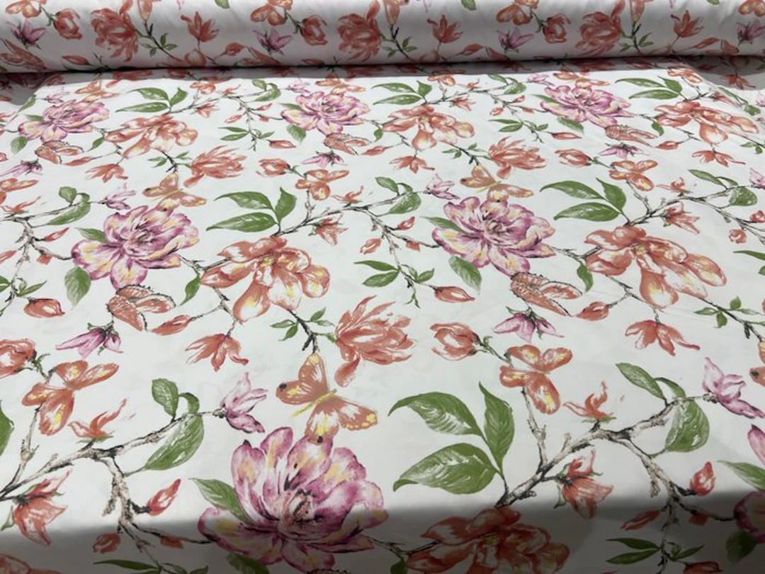 floral print 600 x 280 - Textile - 600 cm - 280 cm