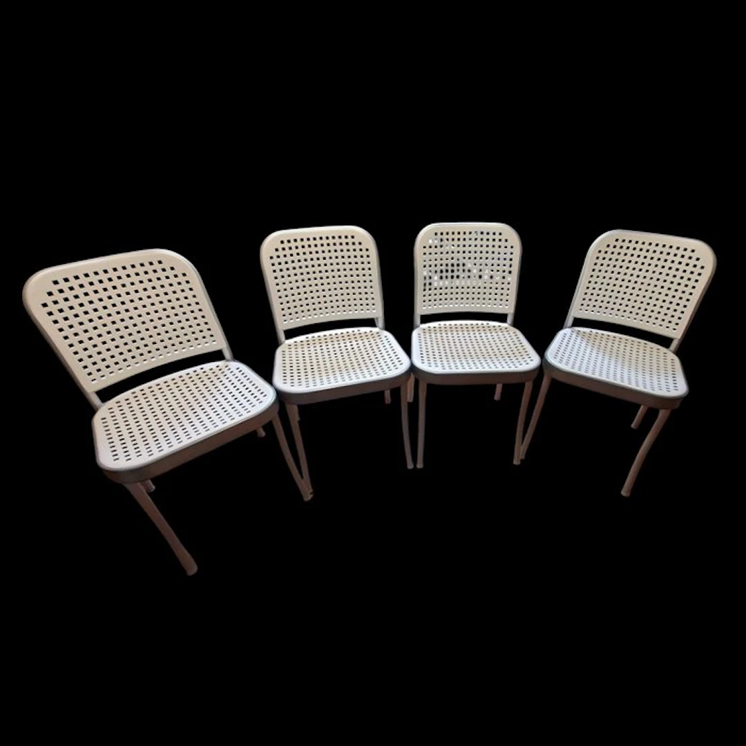 De Padova - Vico Magistretti - Chair (4) - Silver - Plastic, Aluminium