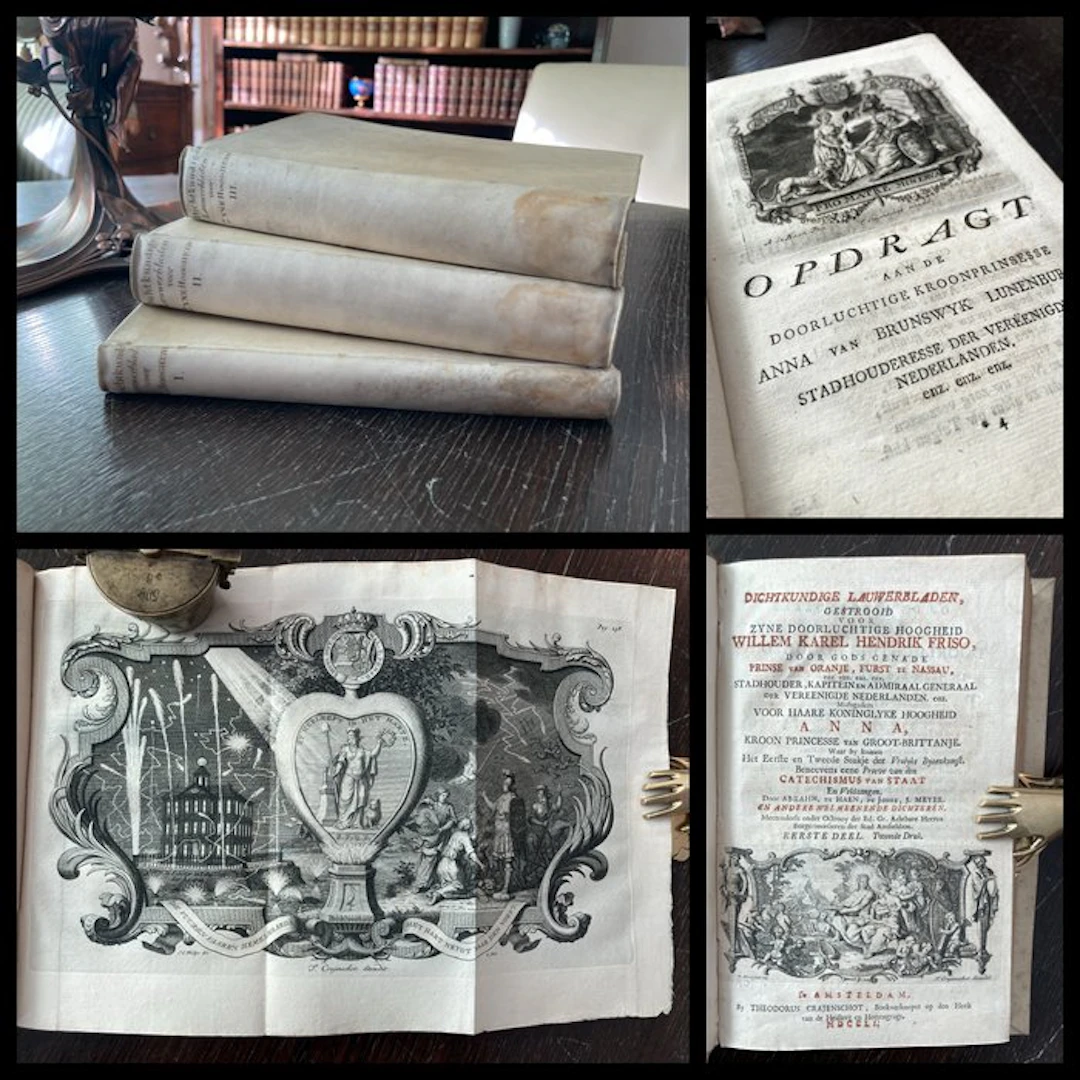 Haen, Meyer, Henskens u.a. - Dichtkundige Lauwerbladen - 1748-1751