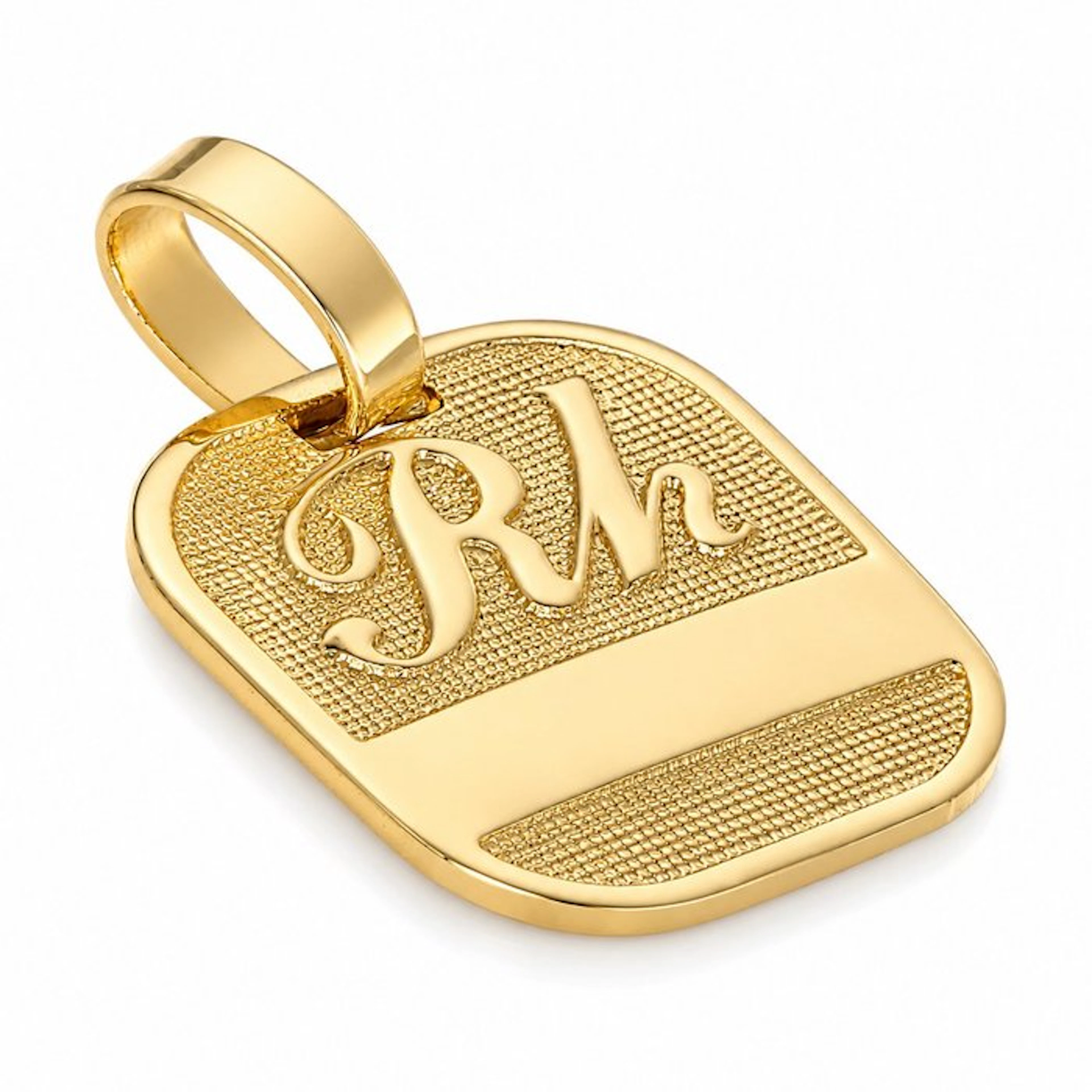 Pendant - 18 kt. Yellow gold - Made in Italy - handmade