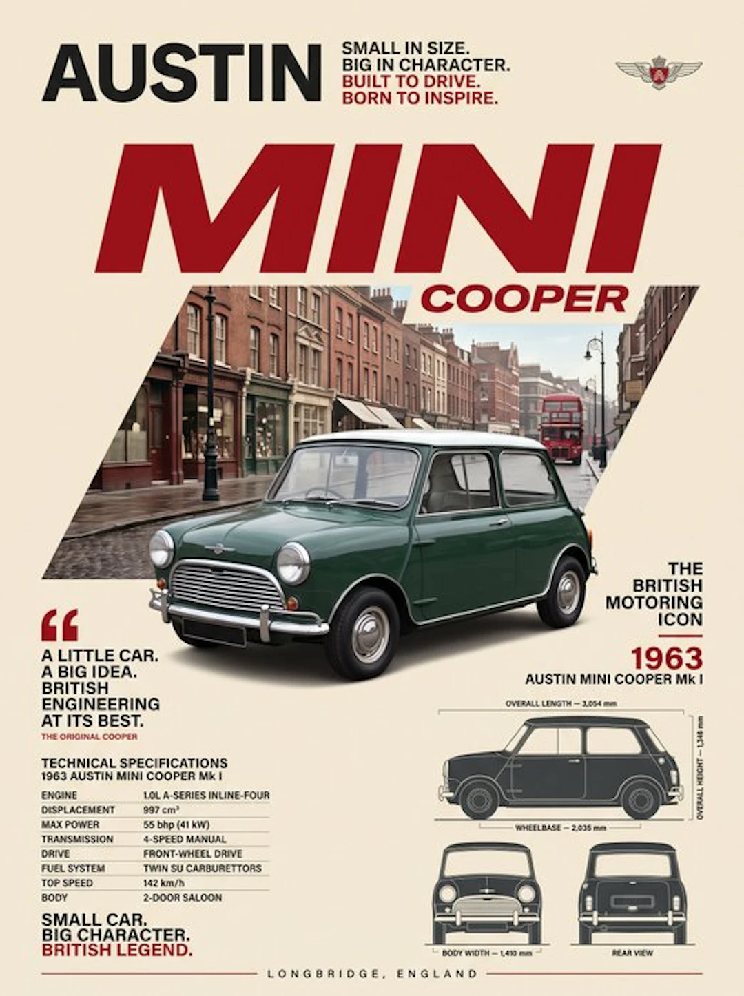 Shmidt.Art - Austin - Austin Mini Cooper - 1960s