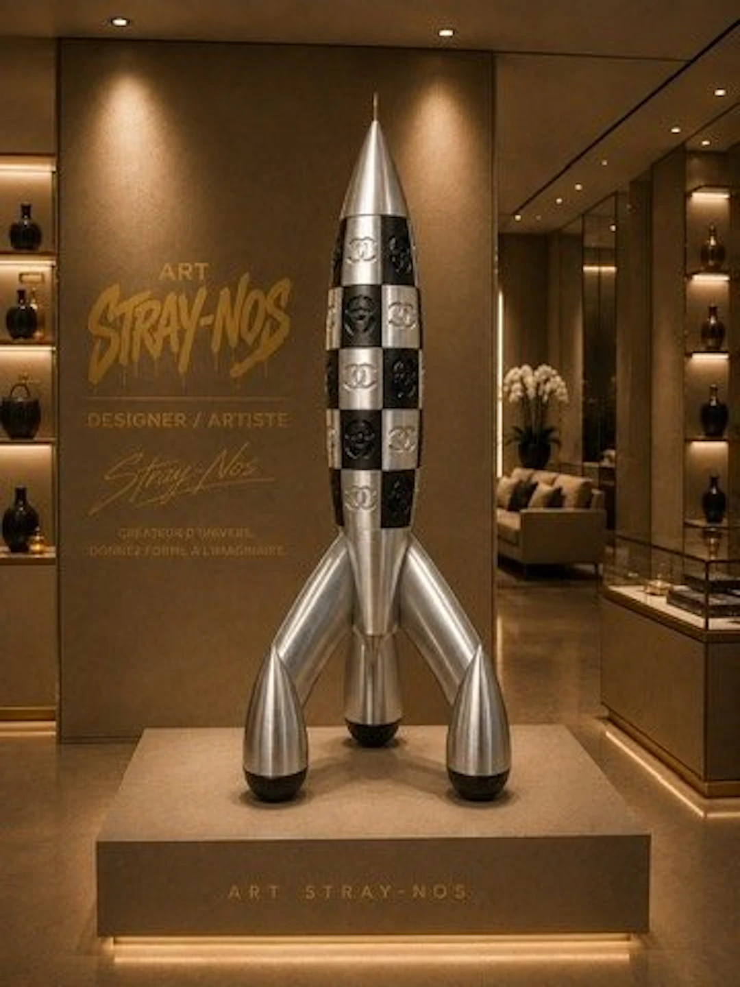 Art Stray-Nos - New collection " Haute couture Chanel , Orbit N°5 ".