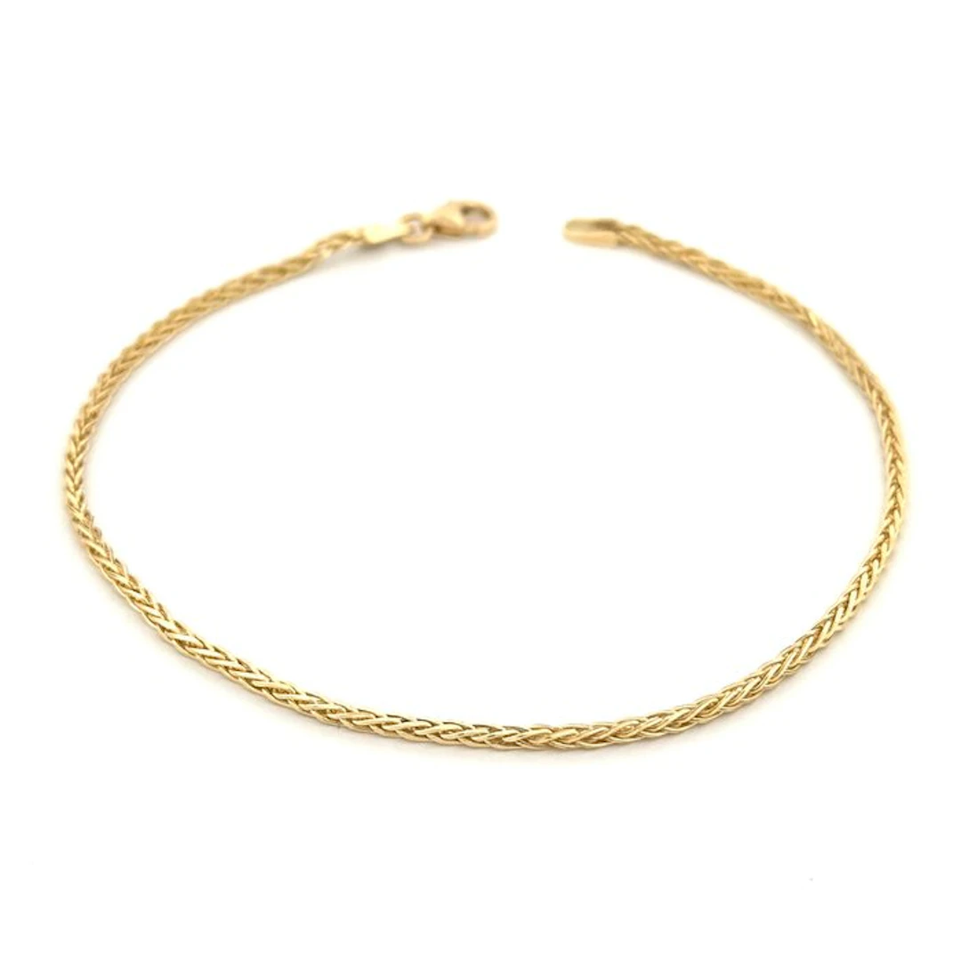 Bracelet - 18 kt. Yellow gold - Spiga - 18 cm