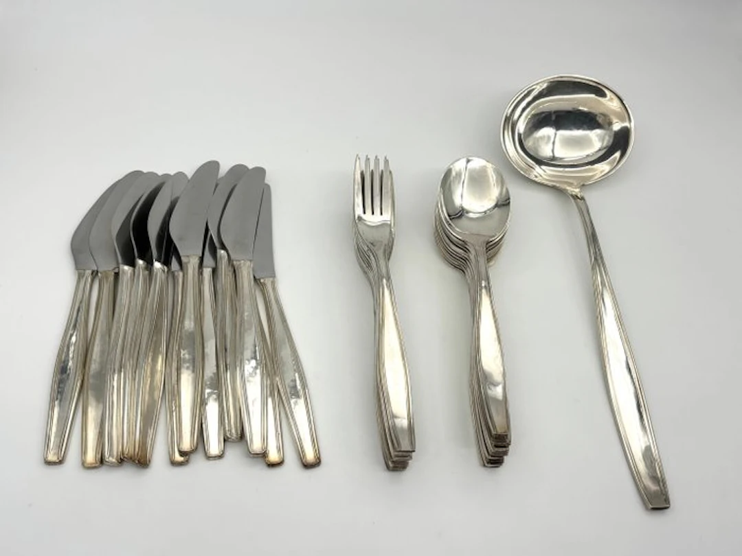 NOVALUX INOX - Cutlery set (37) - Vintage for 12 People...