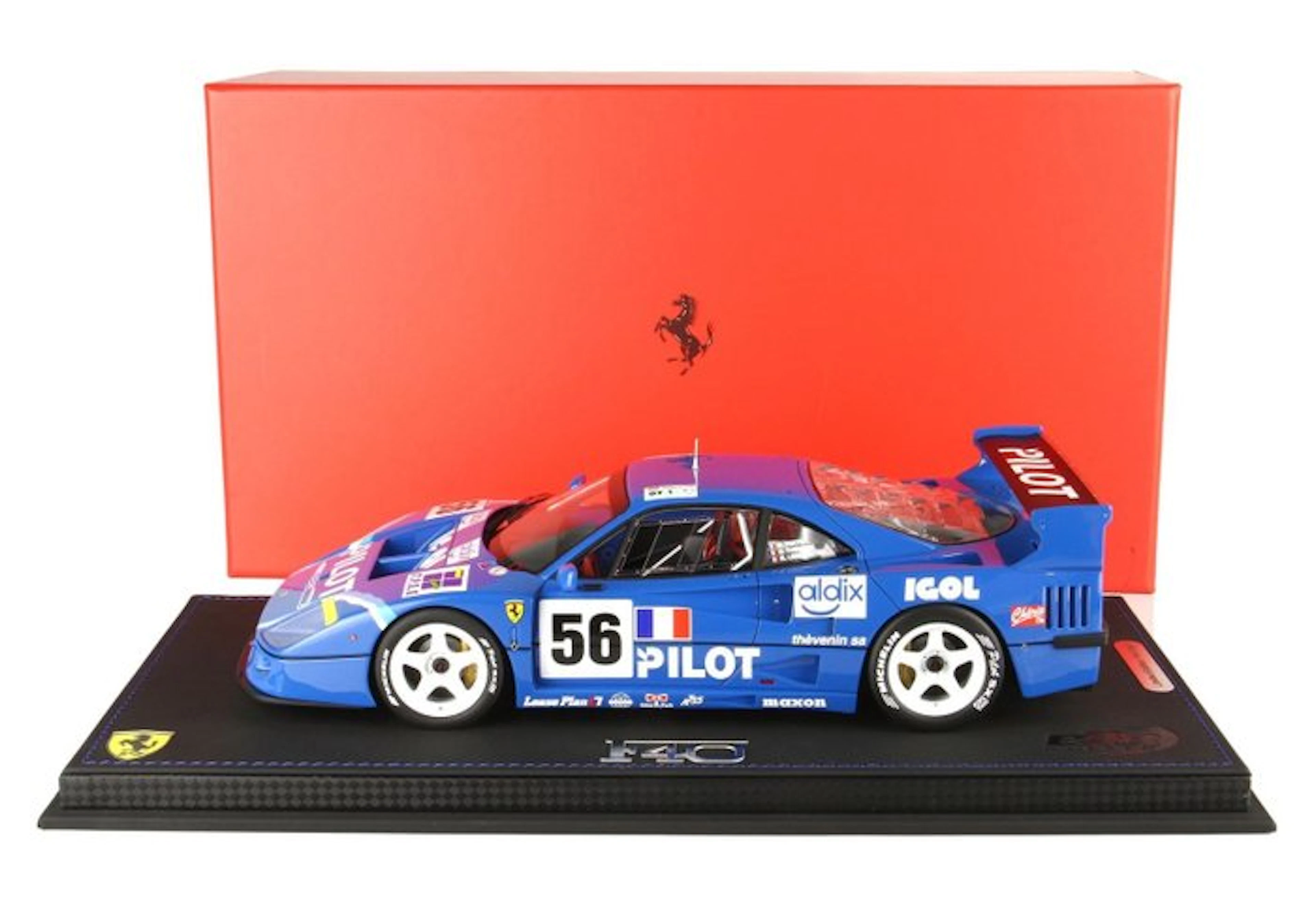 BBR 1:18 - Model sports car - Ferrari F40 LM Team Pilot...