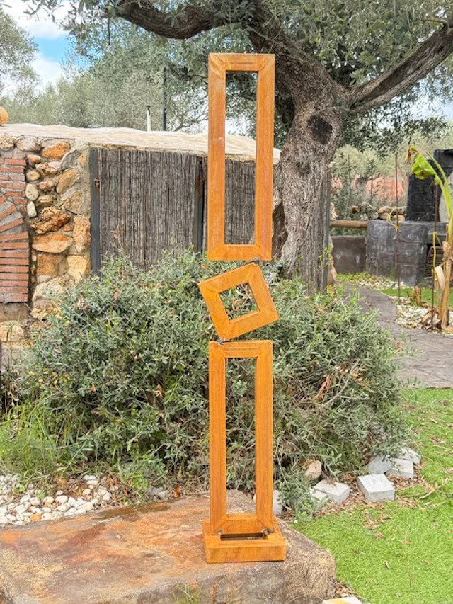 Ana Lucia B.M - Sculpture Corten - XXL - NO Reserve