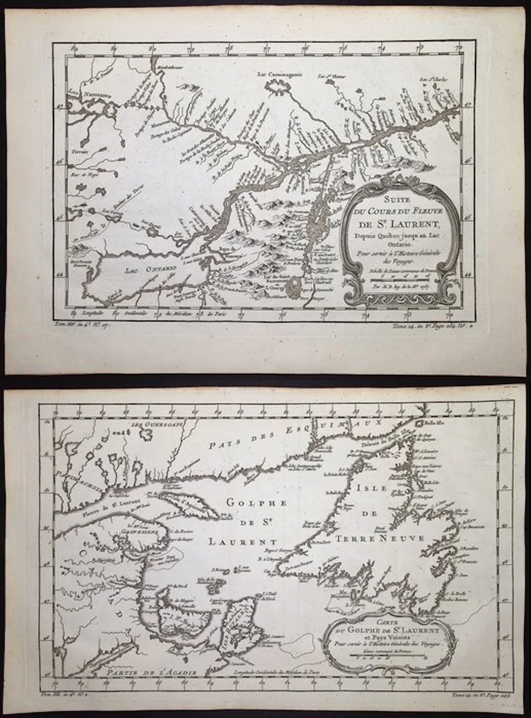 Canada - Gulf of Saint Lawrence; Jacques Nicolas Bellin for A.F