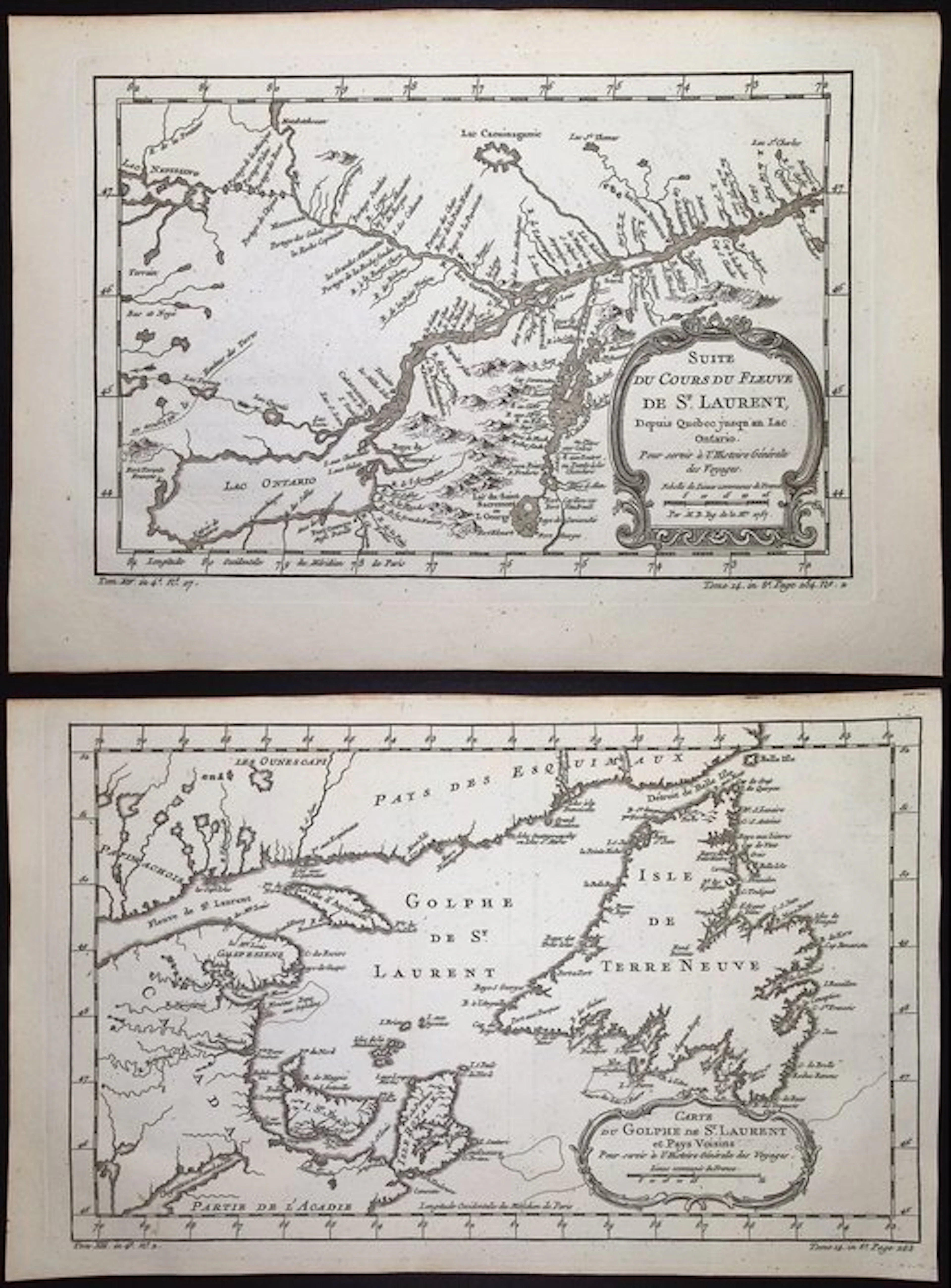 Canada - Gulf of Saint Lawrence; Jacques Nicolas Bellin for A.F